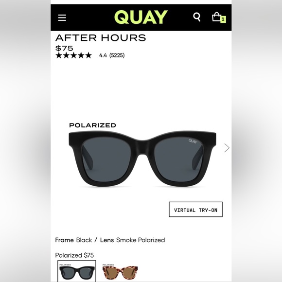 Quay Australia Accessories - Quay After Hours polarized sunnies